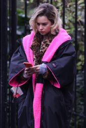 Emilia Clarke - "Last Christmas" Filming in London 01/08/2019