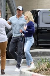 Emily Blunt and Dwayne Johnson - Business Meeting in Burbank 01/29/2019