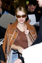 Emma Roberts in Travel Outfit 01/25/2019
