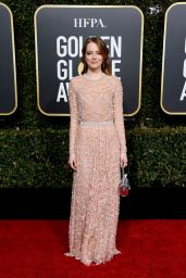 Emma Stone – 2019 Golden Globe Awards Red Carpet