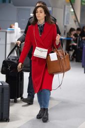 Emmy Rossum in Travel Outfit 01/14/2019