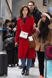 Emmy Rossum in Travel Outfit 01/14/2019