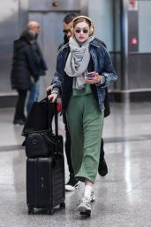 Gigi Hadid - Arrives at Malpensa Airport in Milan 01/12/2019