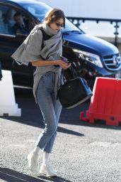 Gigi Hadid - Arriving at the Airport in Milan 01/14/2019