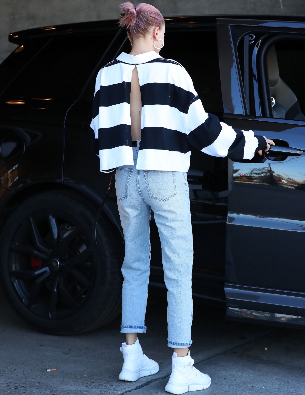 Hailey Rhode Bieber - Leave Milk Studios in LA 01/19/2019 • CelebMafia