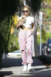 Hailey Rhode Bieber - Running Errands With Her New Puppy 01/24/2019