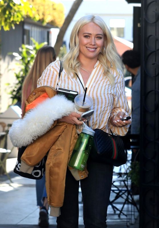 Hilary Duff - Leaves a Hair Salon in West Hollywood 01/04/2019