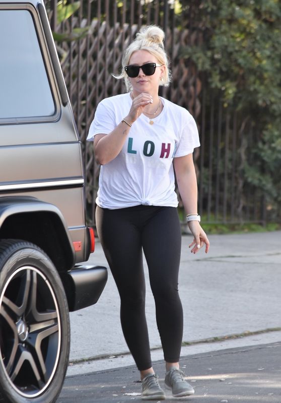 Hillary Duff in Tights 01/09/2019