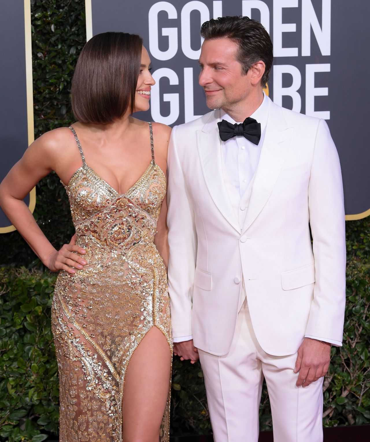 Irina Shayk and Bradley Cooper – 2019 Golden Globe Awards Red Carpet ...