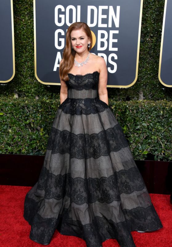 Isla Fisher – 2019 Golden Globe Awards Red Carpet