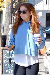 Isla Fisher - Out With Her Dog in Studio City 01/09/2019