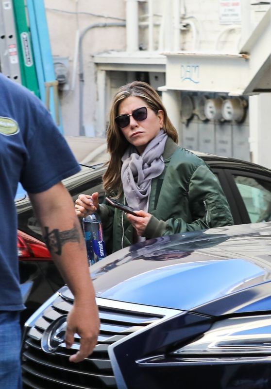 Jennifer Aniston - Leaving a Nail Salon in Beverly Hills 01/19/2019