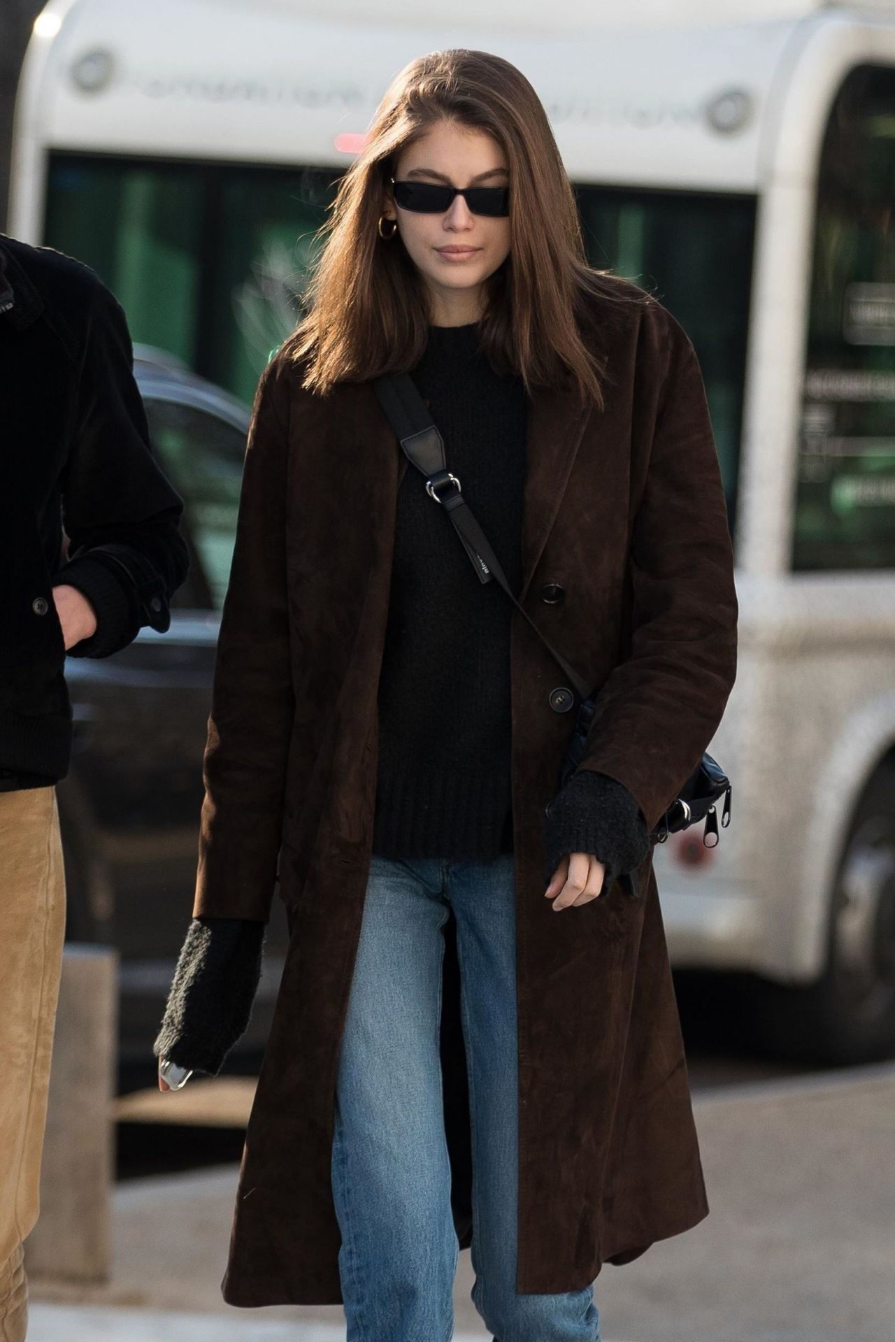 KAIA GERBER at Louis Vuitton Foundation in Paris 01/21/2019