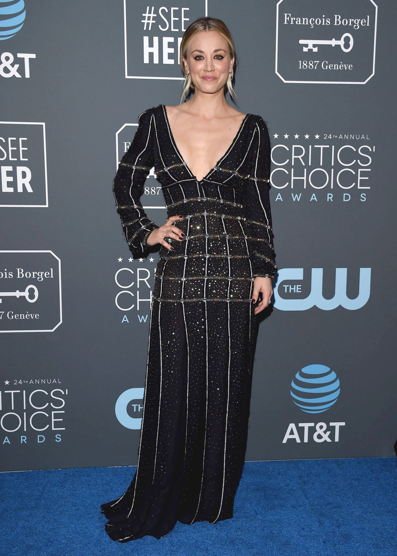 Kaley Cuoco – 2019 Critics’ Choice Awards • CelebMafia