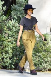 Kat Graham Style - Leaving a Meeting in LA 01/07/2019