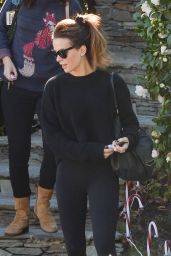 Kate Beckinsale in All Black - Out in LA 01/02/2019