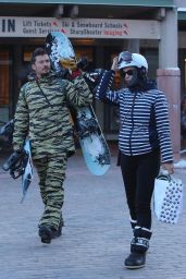 Katy Perry and Orlando Bloom - Snowboarding in Aspen 01/02/2019