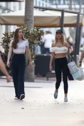 Kimberley Garner in a Tiny Crop top and Tight Jeans 01/14/2019