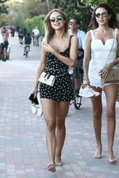 Kimberley Garner in Summer Mini Dress in Miami 12/30/2018