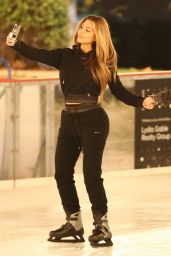 Kourtney Kardashian and Larsa Pippen Ice Skating in Los Angeles 01/13/2019