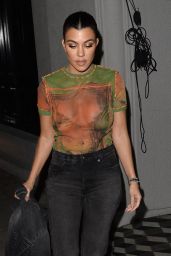 Kourtney Kardashian Night Out Style 01/29/2019