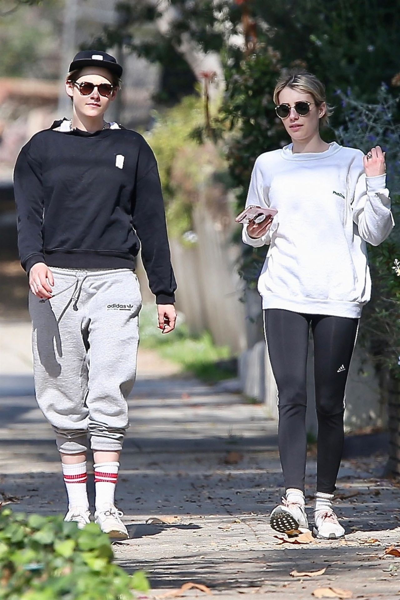 Kristen Stewart and Emma Roberts - Morning Hike at Griffith Park in Los ...