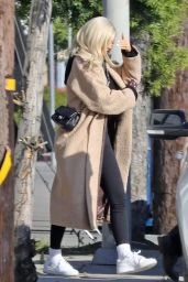 Kylie Jenner in Teddy Faux Fur Coat 01/09/2019