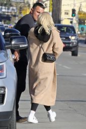 Kylie Jenner in Teddy Faux Fur Coat 01/09/2019
