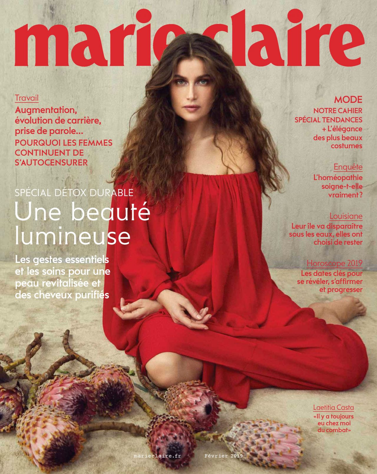 Laetitia Casta - Marie Claire France February 2019 • CelebMafia