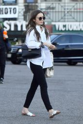 Lily Collins - Shopping in West Hollywood 01/27/2019
