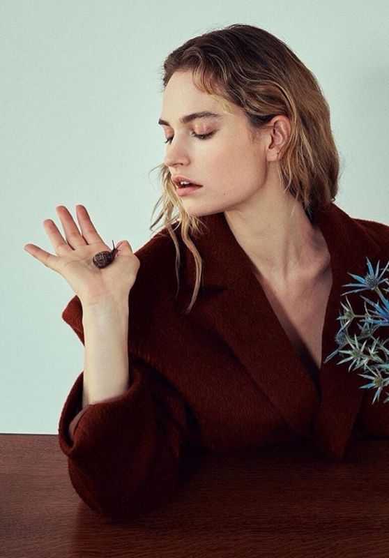 Lily James - Photoshoot for Modern Weekly, August 2018