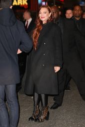 Lindsay Lohan - Leaving MTV Studios in NYC 01/04/2019