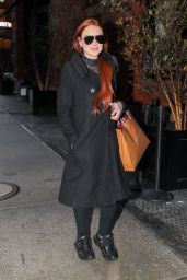 Lindsay Lohan Night Out in New York 01/02/2019