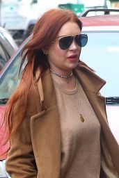 Lindsay Lohan Street Style 01/10/2019