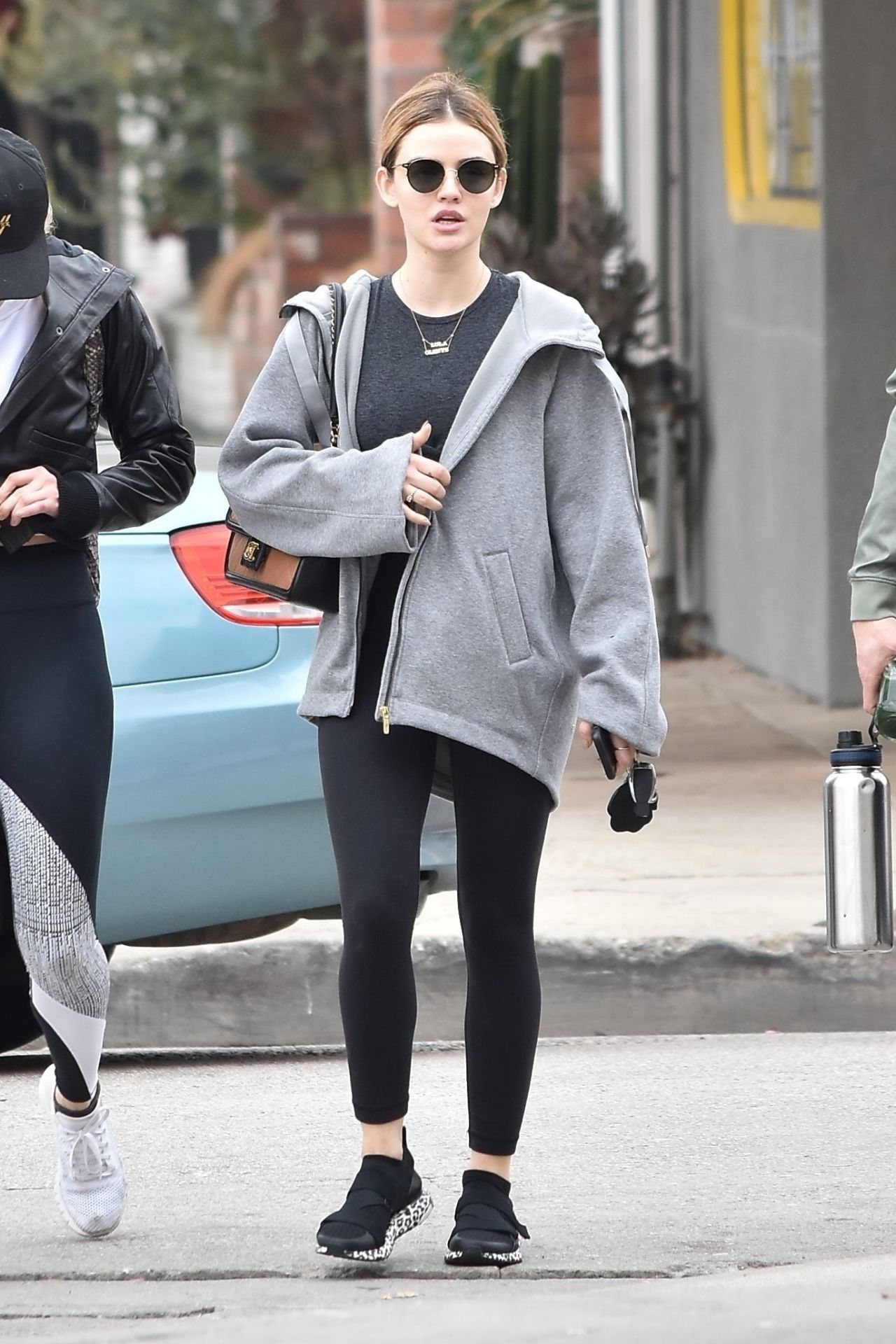 Lucy Hale - Heading to the Gym in Studio City 01/05/2019 • CelebMafia