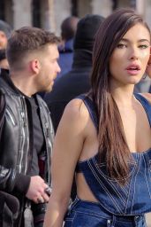 Madison Beer – Outside Off-White Menswear Fall/Winter 2019-2020 Show in Paris (Part II)