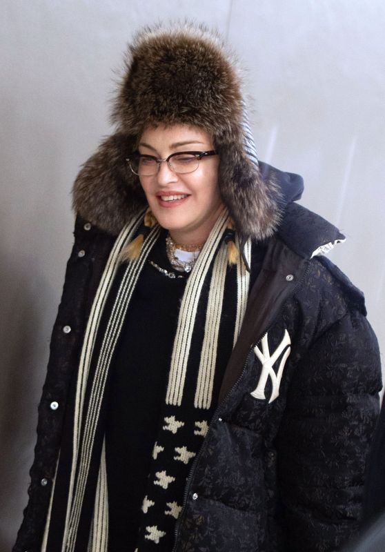 Madonna in Travel Outfit - New York 01/13/2019