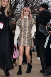 Maisie Williams - Kenzo Fashion show in Paris 01/20/2019