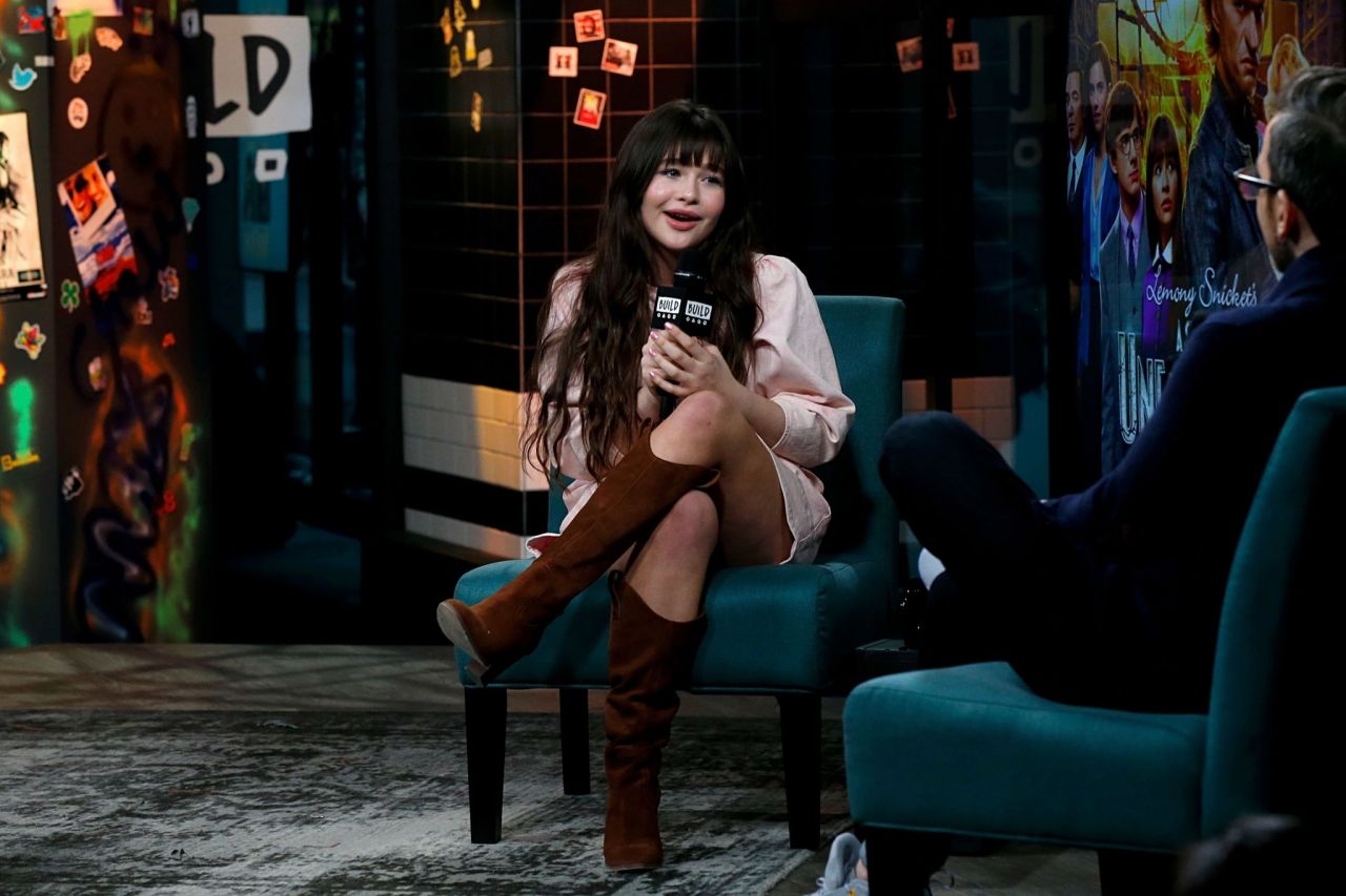 Malina Weissman Appeared on BUILD Series in NYC 01/09/2019.