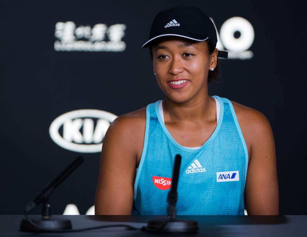 Naomi Osaka – Talks to the Press During Media Day ahead of the 2019 ...