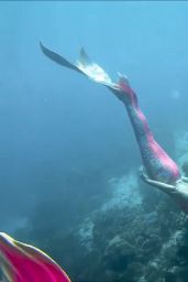 Nina Dobrev - Bikini Mermaid 01/25/2019