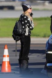 Paris Hilton - Arriving on a Private Jet in LA 01/02/2018