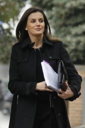 Queen Letizia of Spain Chic Street Style - Madrid 01/17/2019