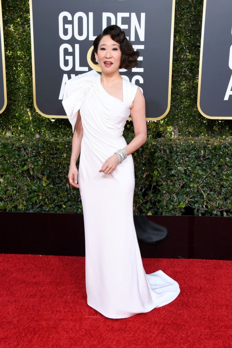 Sandra Oh – 2019 Golden Globe Awards Red Carpet • CelebMafia