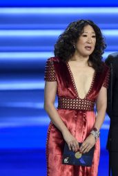 Sandra Oh and Andy Samberg – 2019 Golden Globe Awards 