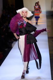 Soo Joo Park Walks Jean Paul Gaultier Fashion Show in Paris 07/04/2018
