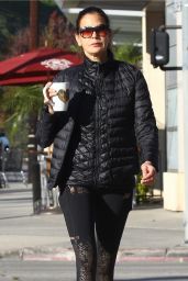 Teri Hatcher in Tights - Out in Studio City 01/03/2019