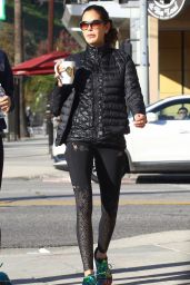 Teri Hatcher in Tights - Out in Studio City 01/03/2019