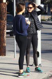 Teri Hatcher in Tights - Out in Studio City 01/03/2019