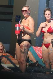Vicky Pattison in a Red Bikini 01/08/2019